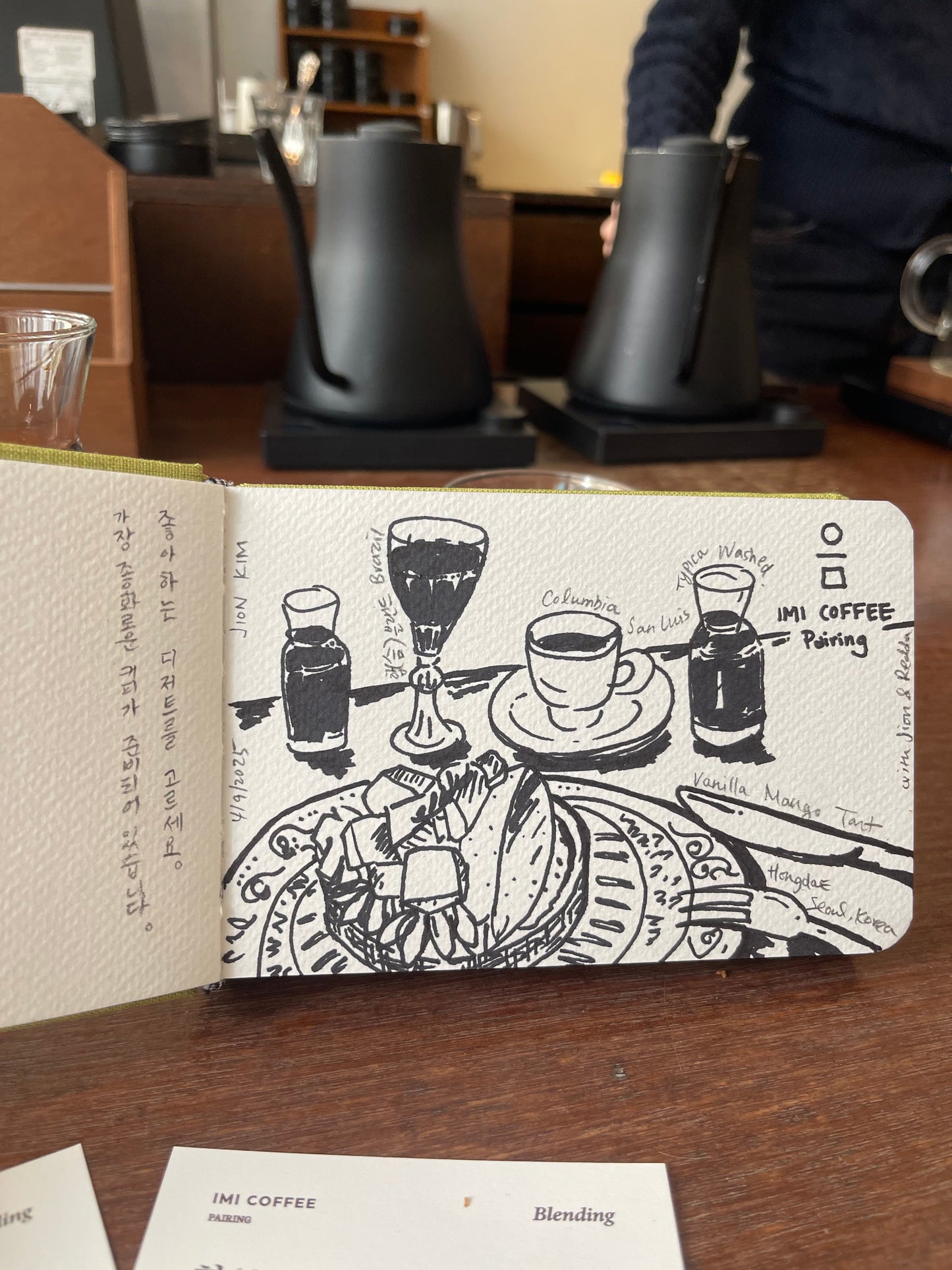 Storytelling Postcards – Hand-Drawn in Black Ink Pen (1 Count)